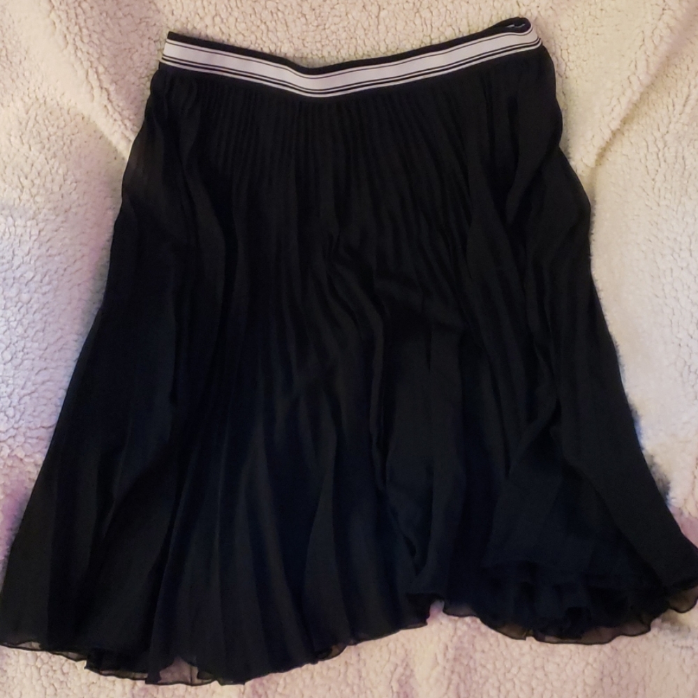 Black Athletic Band Skirt